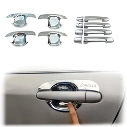 2001 2002 2003 2004 For Car Toyota Allex Corolla New Abs Chrome Accessories Plated Door Handle Bowl Cover Trim Paste Style