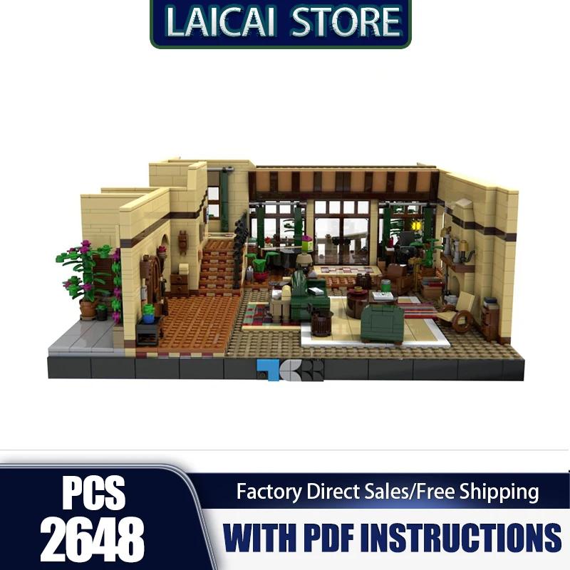 

Популярная серия фильмов, модель Moc, строительные кирпичи, знаменитый фильм, технология квартиры, модульный блок, рождественские игрушки «сделай сам», праздничные подарки