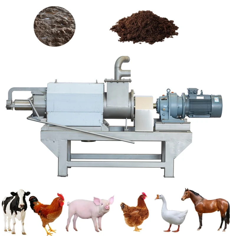 

Slurry Solid-liquid Separator Spiral Press Pig Manure Poultry Manure Dehydration Dryer