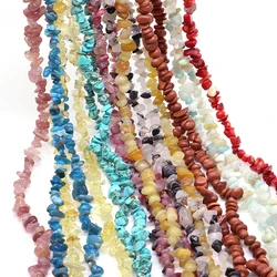 Natural Chips Stone Beads Irregular Gravel Healing Crystal Quartz Beads DIY Crafts Bracelet Necklace Accessories Christmas Gift