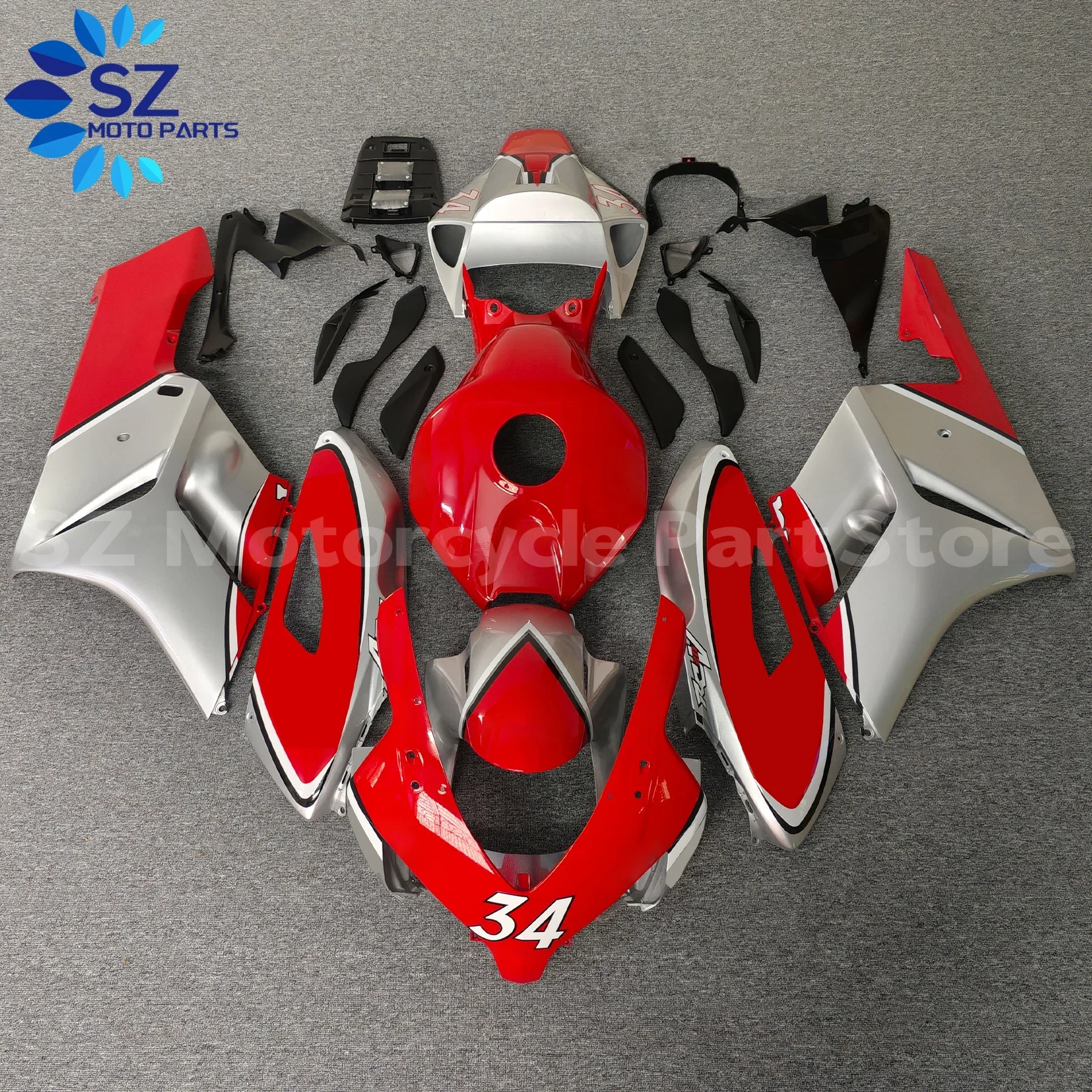 

Fit For Honda CBR 1000RR 04 05 Prime Fairing Set CBR 1000 RR 2004 2005 Motorcycle ABS Plastic Fairings Body Parts Kit