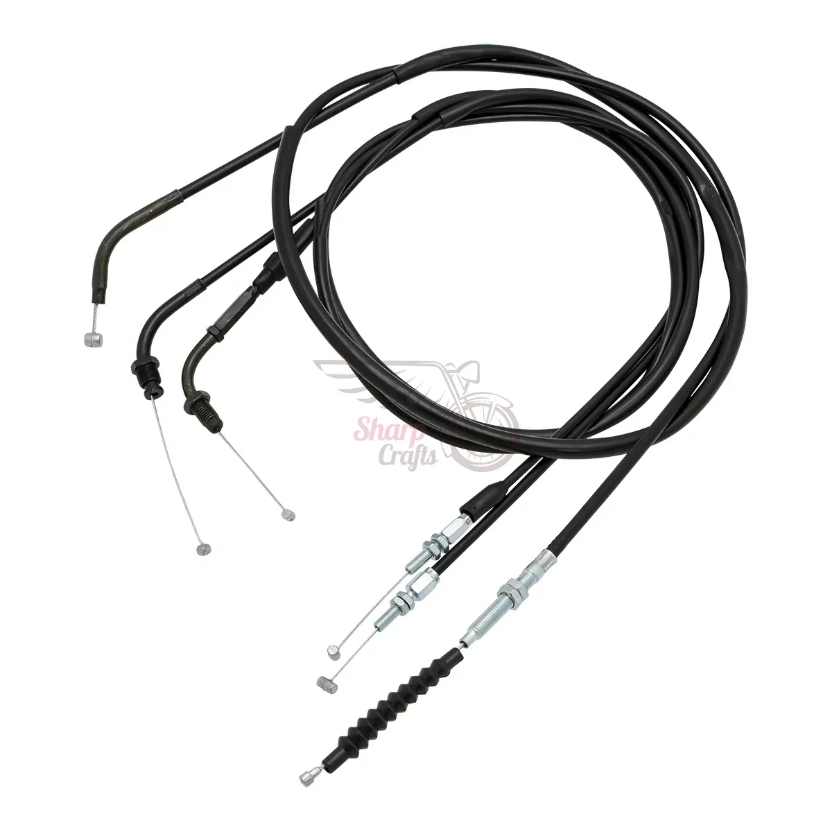 Motorcycle Modified Lengthen Extended Throttle Line Clutch Cable Wire 165CM For Honda Shadow VT400 Steed VLX400 600 Magna VF250