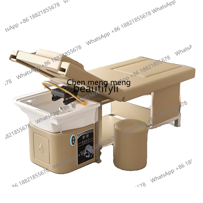 

S7486 ss Ceramic Basin Head Therapy Bed Water Circulation Fumigation Beauty Hairdressing Pedicure Shampoo Ear Cleaning Electric