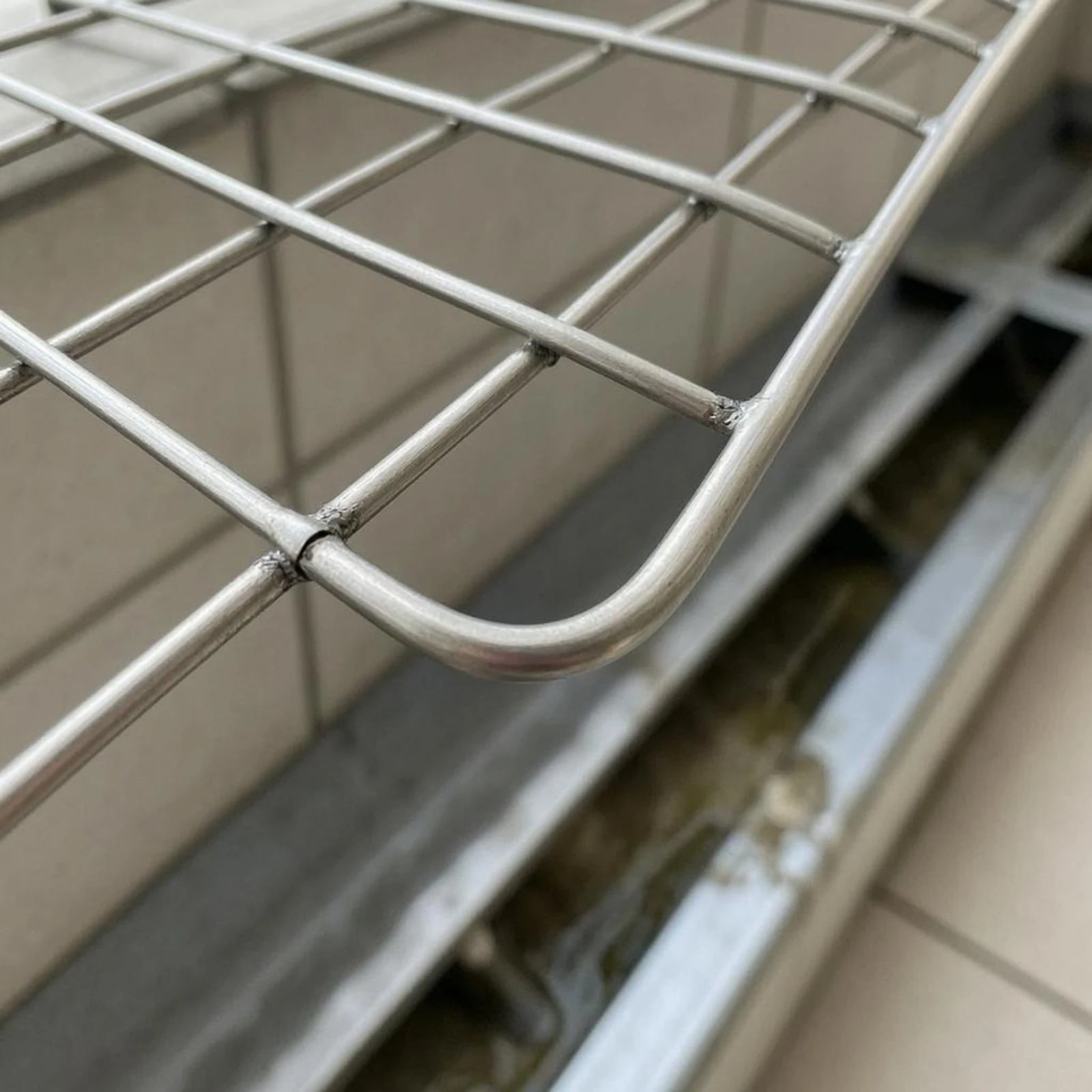 Square Drain Filter Cover Rounded Corners Stainless Steel Drain Screen Plumbing Accessory Rust-Resistant Easy to Clean