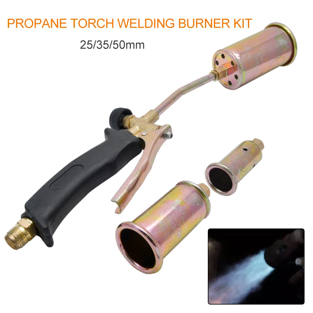 Portable Propane Torch Welding Burner Kit Power Tool Universal for Melting Ice, Burning Weeds, Thawing Pipes