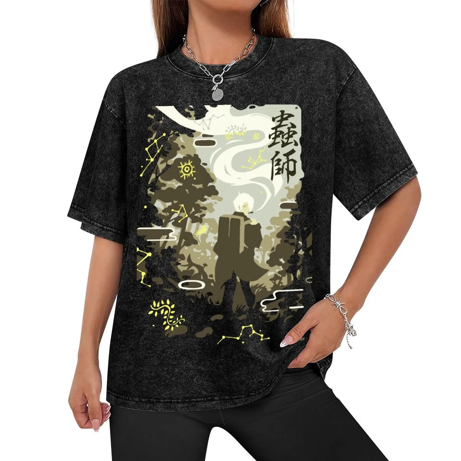 Mushishi T-Shirt plus size tops funny shirt cotton valentines boutique clothes vintage t shirt men