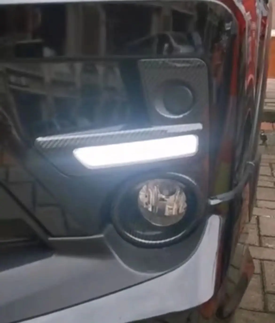 DRL For Toyota Raize 2020-2024 Car Led Daytime Running Light Dymanic Turn Signal Front Fog Lamp Modification Accessories