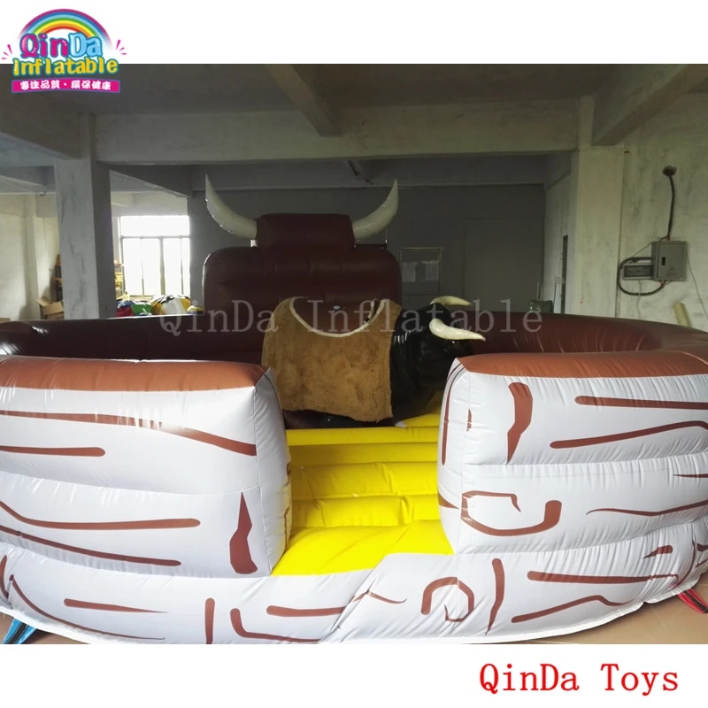 

Dia 5M Inflatable Mat For Crazy Bull Riding,Giant Outdoor Games Inflatable Bull Ride Mattress