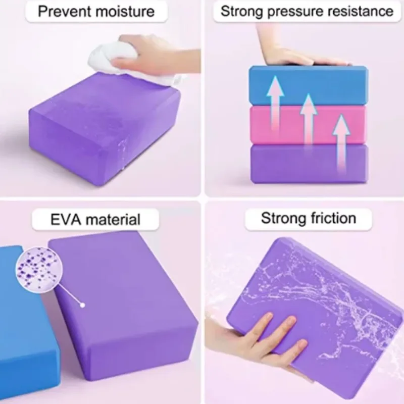 Gym Yoga Blocks Pilates Accessories Rehabilitation Exercises for Pregnant Women Stretch Exercise Bodybuilding Fitness Equipment