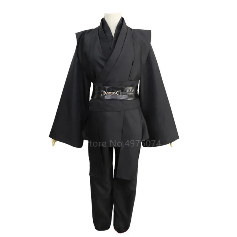 Coslan Halloween Anime Cosplay Costume Women Men Adult Fancy Carnival Party Knight Cloak Anakin Skywalker Kimono Pants Obi Set