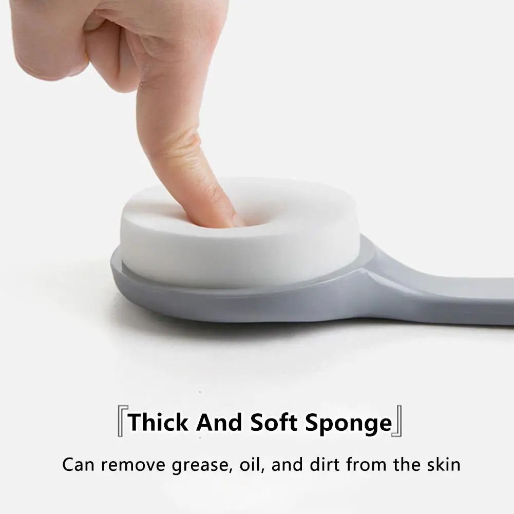 Multi-Function Lotion Sunscreen Ointment Applicator Brush Long Handle Body Cleaner Shower Brush Sunscreen Back Applicator