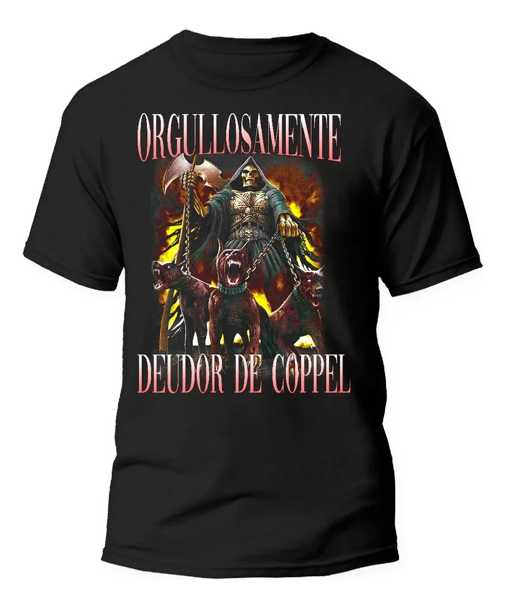

Playera Orgullosamente Deudor De Coppel Calaca T-shirt