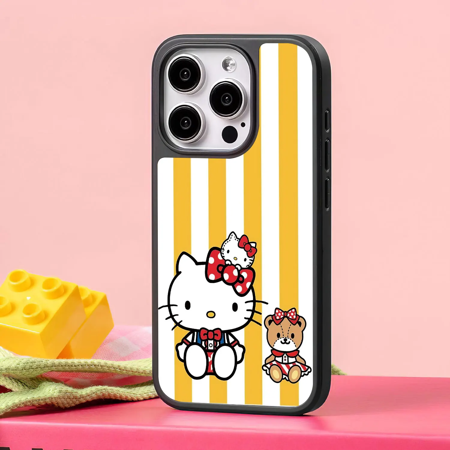 Hello Kitty phone case for iphone 16 15 14 plus 13 12 11 pro max cover Luxury Anti drop funda cute cat cases souvenir carcasa