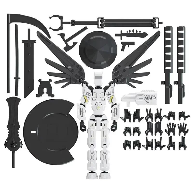 

New Mecha 13 Action Figures T13 Figure Multi-Jointed Movable Lucky Action Figure Action Dummy Figure Toys Kids Gifts