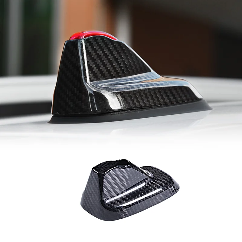 Dry carbon Car Antenna Aerial Trim For Mini F54 F56 Clubman Countryman Mini Cooper Accessories Auto Exterior Trim