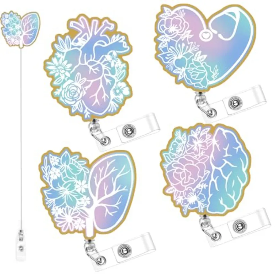 

Ментальное здоровье - рентгеновский держатель, выдвижное радиологическое техническое цветочное сердце для RN, медсестры, врача, студента, ухода за градуировкой