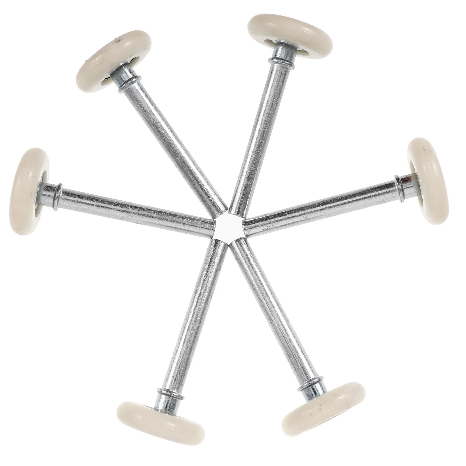 Rodillos para puertas de garaje, repuesto de nailon, ruedas de vástago suaves y silenciosas para puertas de garaje residenciales, rodamientos de precisión giratorios, 6 uds.