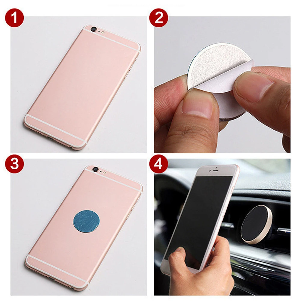 Magnetic Car phone Holder Stand In Car GPS Air Vent Mount Magnet Stand For Xiaomi Mi Huawei Samsung Car Interior Magnet Sticker