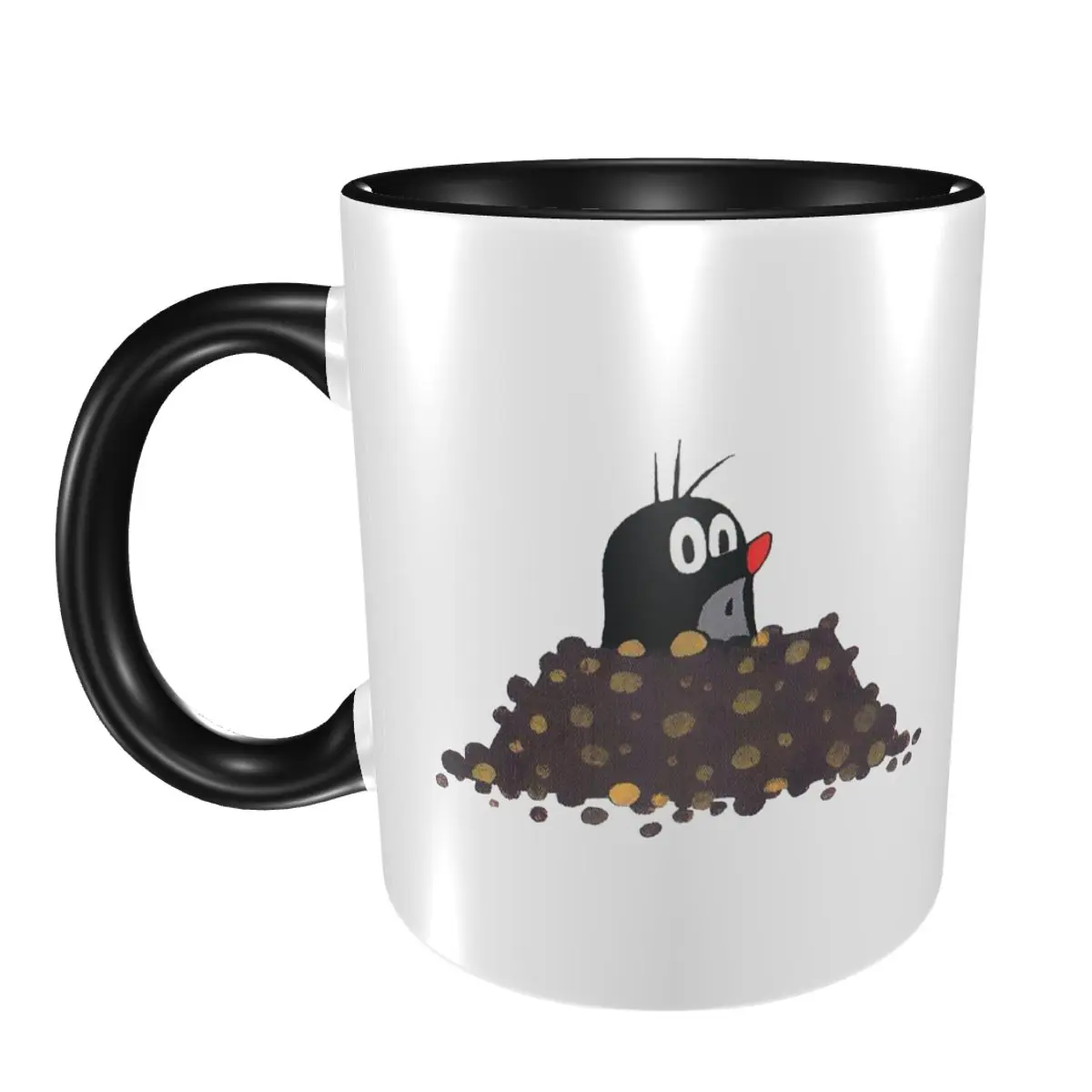 

Mole Happy Krtek Mug Funny Ceramic Coffee Cups Tea Mugs Milk Cup Drinkware Gift for Friends