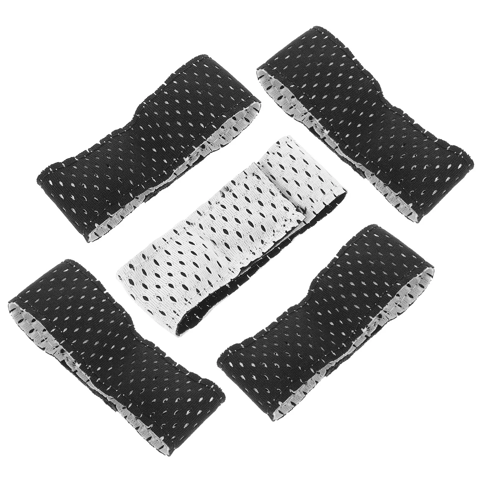 

5Pcs Sleeve Straps for Shirts Anti-Slip Elastic Sports Sleeve Holders Adjustable Binding Bands Elastic Band Binding Band