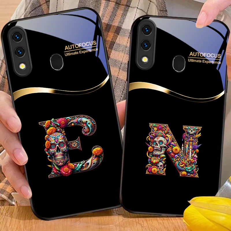 Великолепный череп с буквами для Samsung A20 30 A22 23 24 25 26 31 32 33 A34 35 42 50 51 52 53 54 55 56 70 71 72 73 стеклянный чехол для телефона Великолепный череп с буквами для Samsung A20 30 A22 23 24 25 26 31 32 33 A34 35 42 50 51 52 53 54 55 56 70 71 72 73 стеклянный чехол для телефона