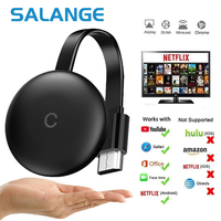 Salange G12 Wireless WiFi Display Dongle TV Stick Screen Mirroring TV Stick for Chromecast 1080P HD HDMI-Compatible Media Player