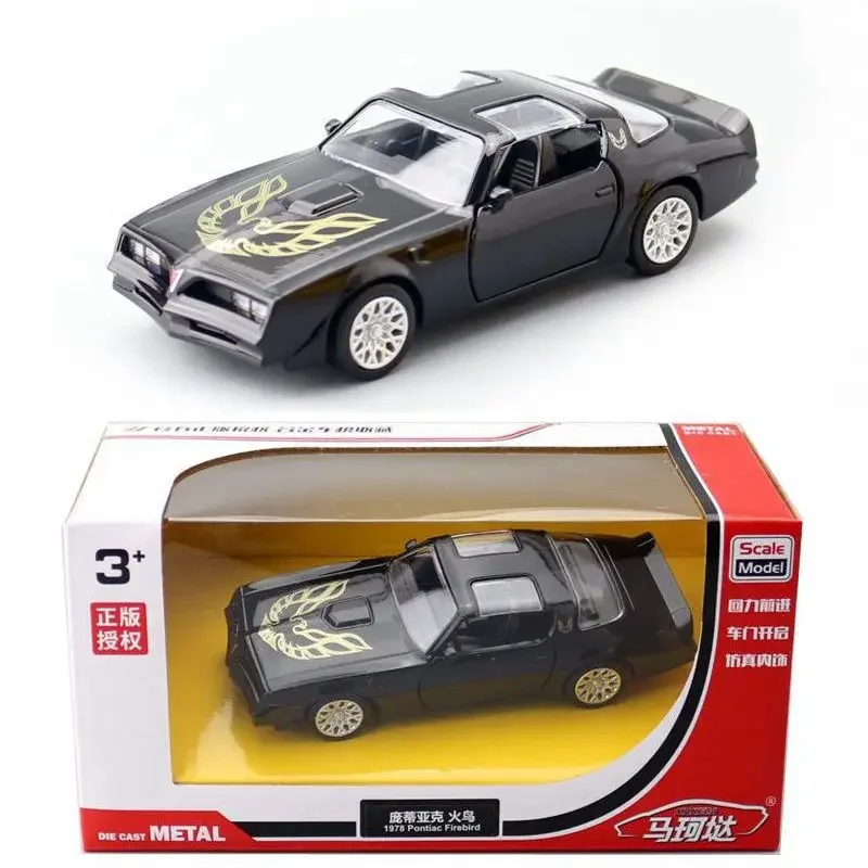 Diecast 1:36 Scale 1978 Pontiac Firebird Alloy Car Model Collection Souvenir Ornaments Display Vehicle Toys Gift