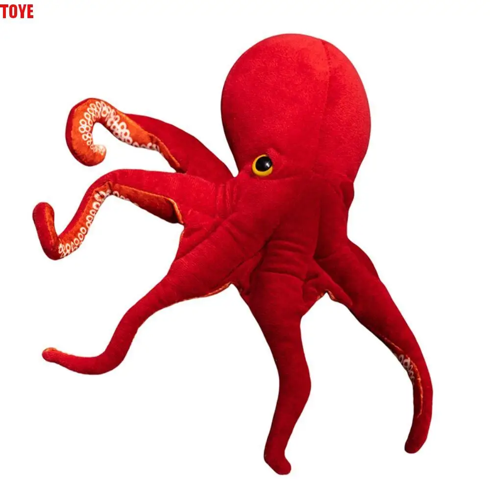 

Sea Animal Octopus Plush Toy Realistic 40cm75cm Red Octopus Dolls Simulation Back Cushion Stuffed Octopus Children Gift