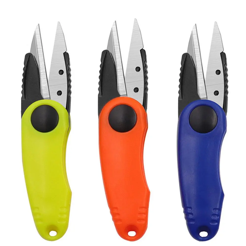 Multifunctional Stainless Steel Angling Supplies Fishing Line Cutter Folding Scissors Clipper Nipper Quick Knot Tool Kit