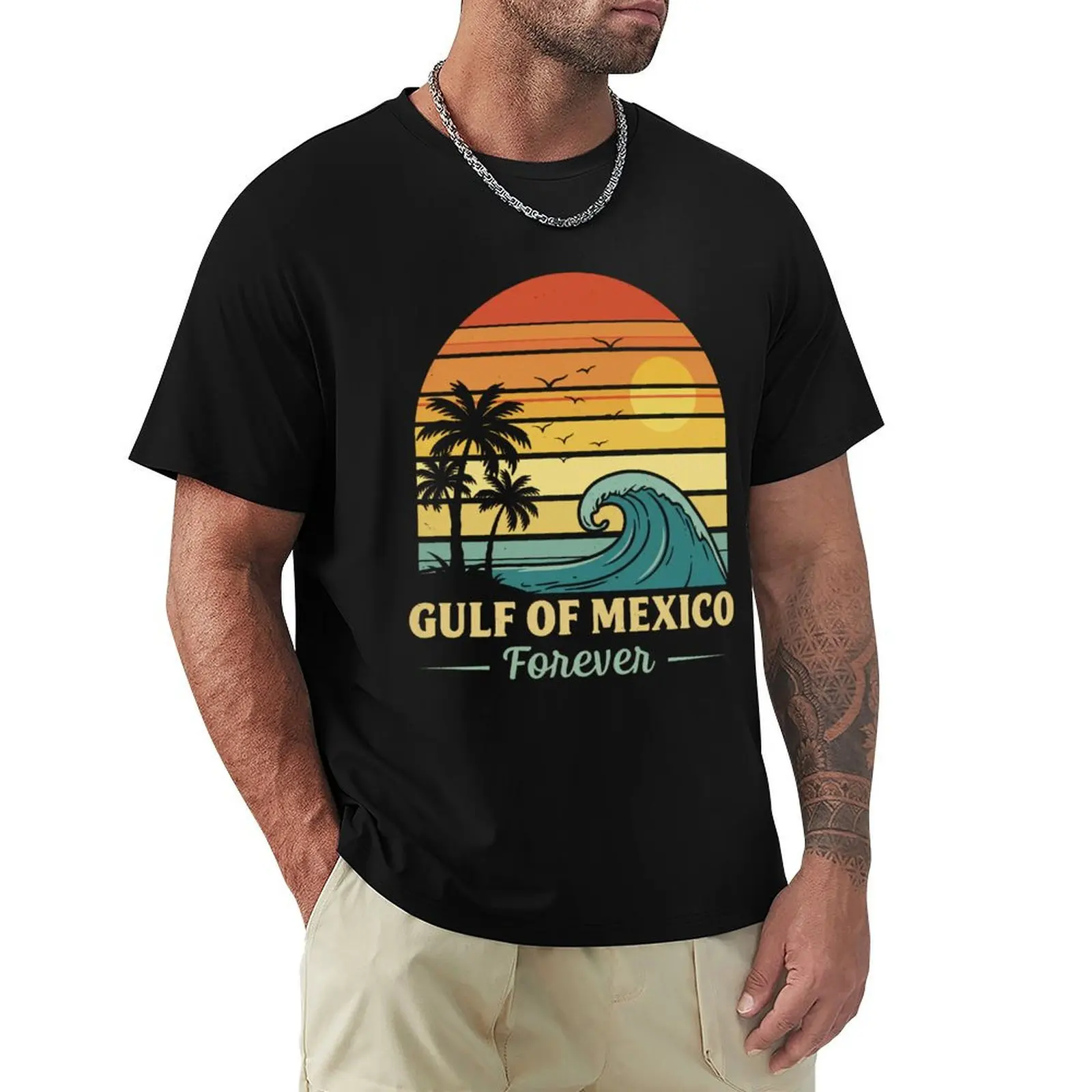 

Gulf of Mexico Forever T-Shirt Water Resistant Casual T-Shirt
