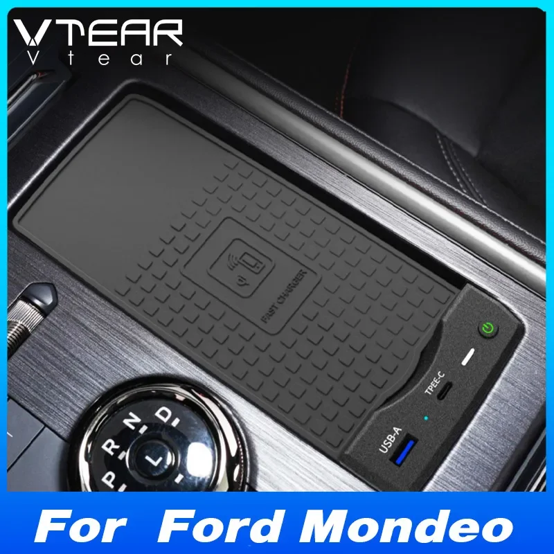 

For Ford Mondeo (2022-2024) Wireless Car Charger - Fast Charging Mobile Phone Panel Adapter | Car Modification Accessory