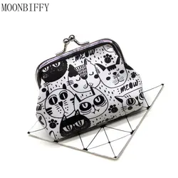 Women Mini Wallets Cartoon Cat Coin Purses Kids Clutch Money Bags Female Pouch Hasp Change Purse Cute Girls Coin Wallet Carteir