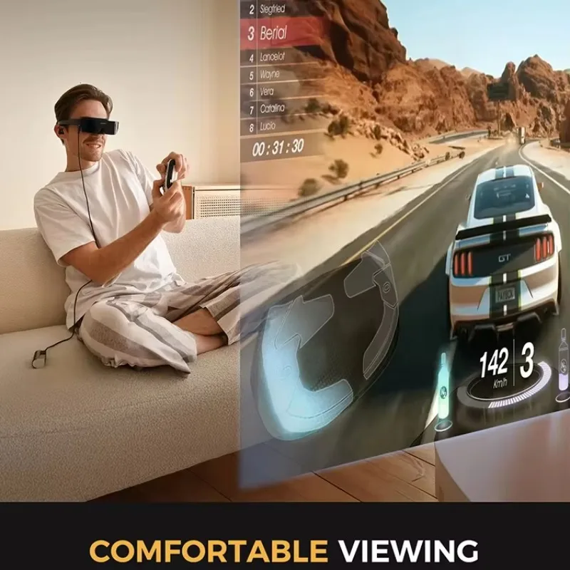 

2025Immersive 3D Smart Glasses Stock Virtual Reality Head Mounted Display for Private Cinema & Gaming Stock AR Hardware
