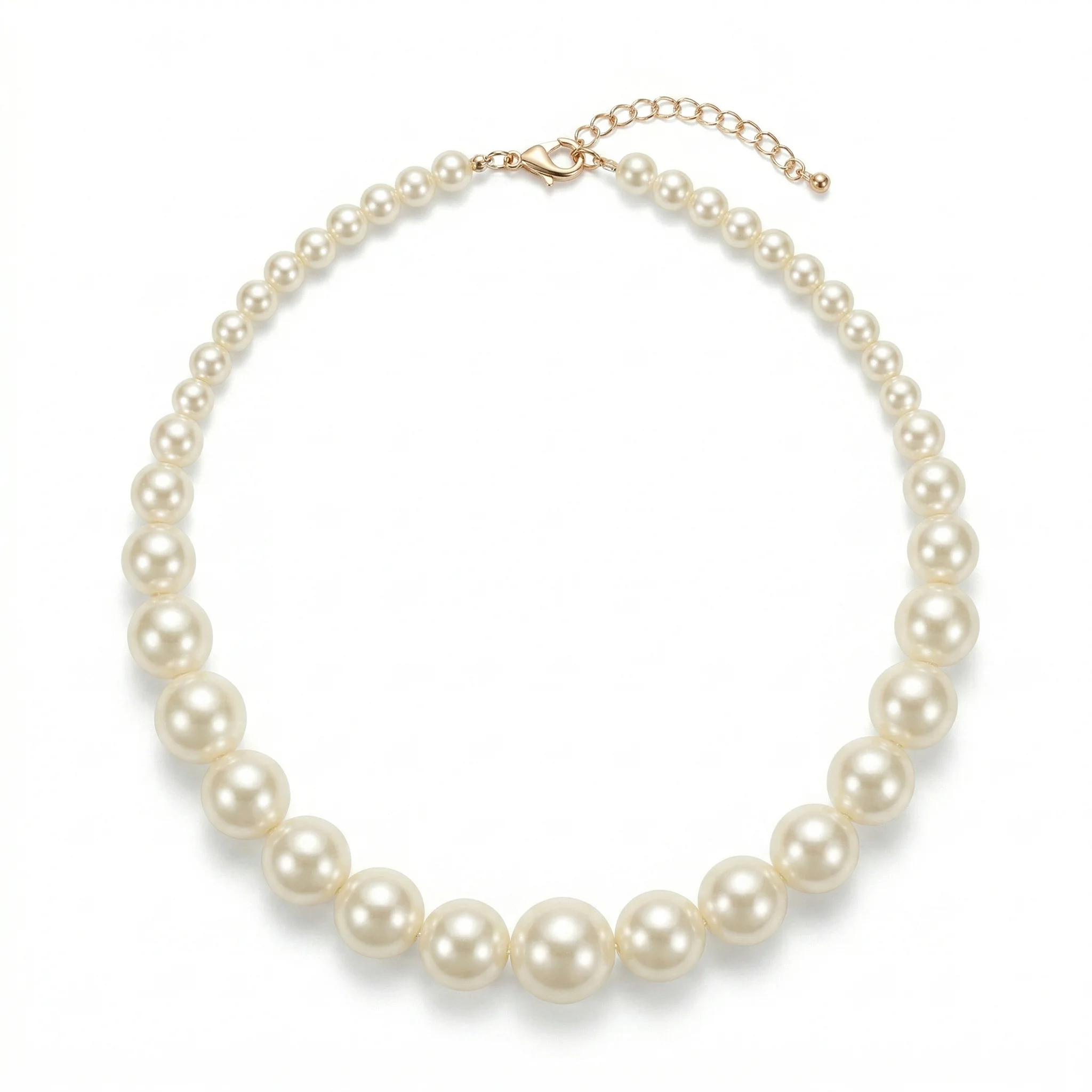 Mode Schmuck Trendy Elegante Simulierte Perle Halsketten Für Frauen Mädchen Barock Perle Retro Choker Halskette Weibliche Hochzeit Geschenke – Detail 4