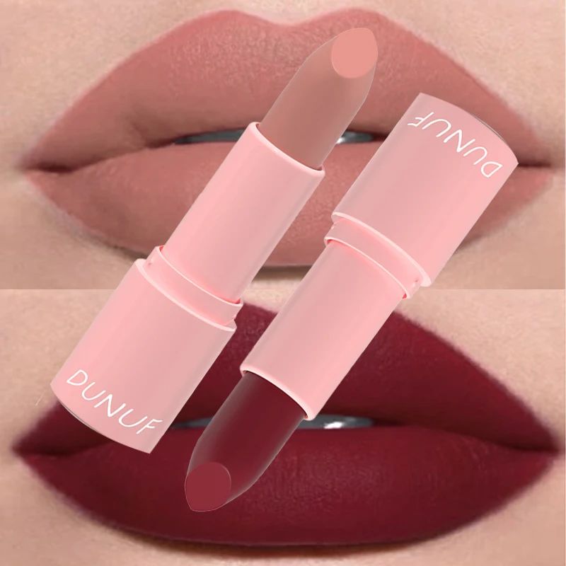 

DUNUF 12 Colors Velvet Matte Lipstick Sexy Lip Tint Long Lasting Waterproof Beauty Lip Stain For Women Korean makeup Cosmetics