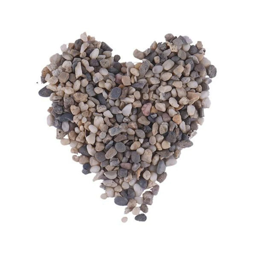 

Natural River Stones Landscape Decor Mixed Pebbles for Fish Tank Sand Gravel Microlandscaping
