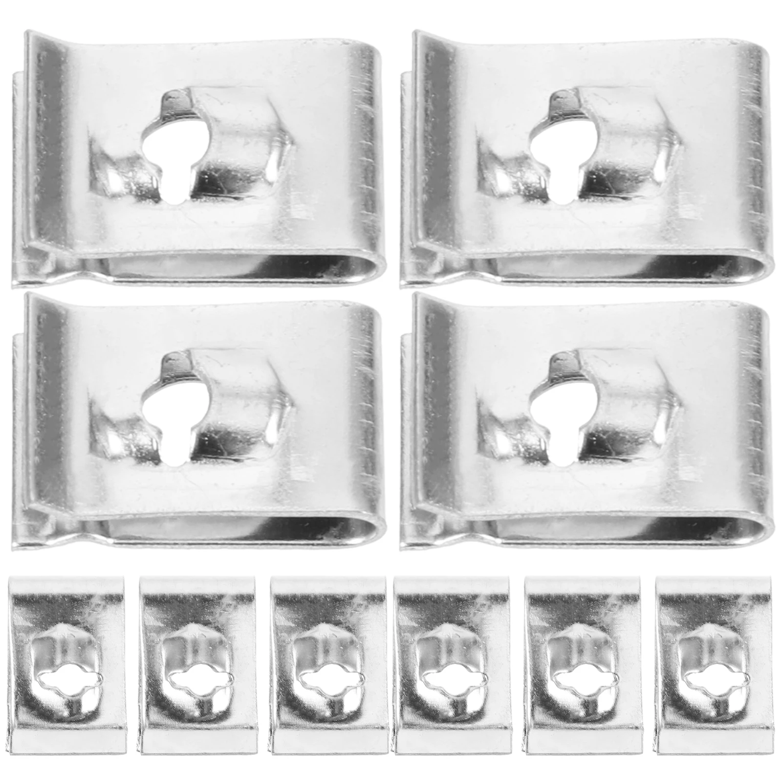 

190pcs Screw Clips U Type Metal Fasteners for Car Modifications Automotive Body Panel Clips Durable Rust Resistant Secure