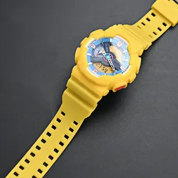 適用於卡西歐 G-Shock GA-100/110/120/140 GD-100 GAX-100 GLS-100 的替換橡膠矽膠啞光錶帶 8 最佳銷售 GBX 100 - №2