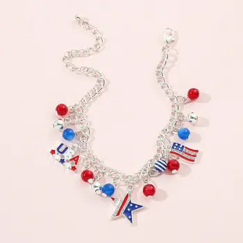 6 best sales Pulseira de bandeira com miçangas - №3