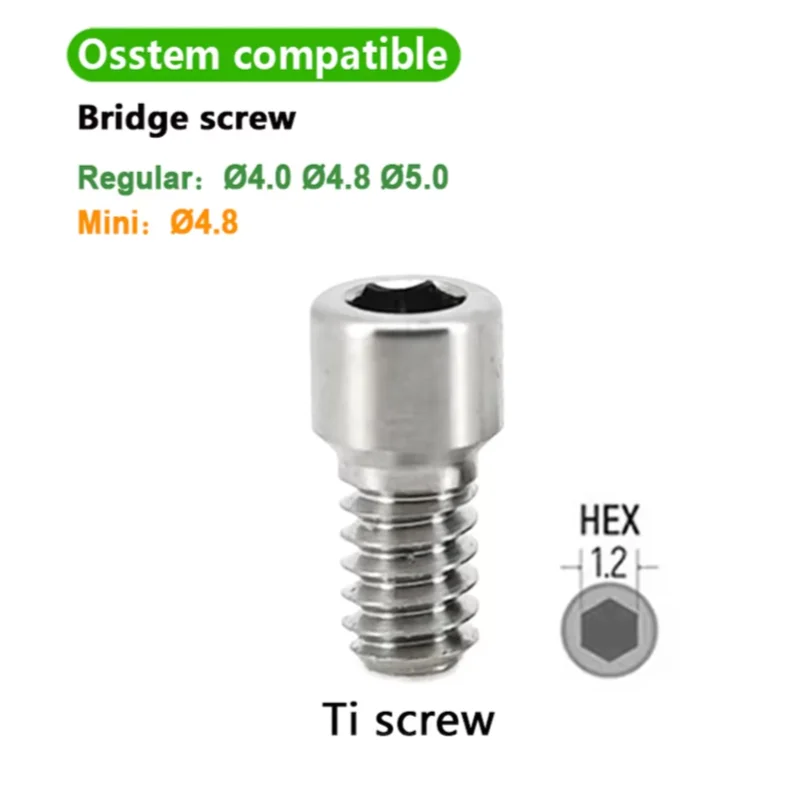 Dentistry Accessories Osstem Multi Unit Abutment Titanium Screws Dental Implant Prosthetic Parts Exact Fit & Long Lasting