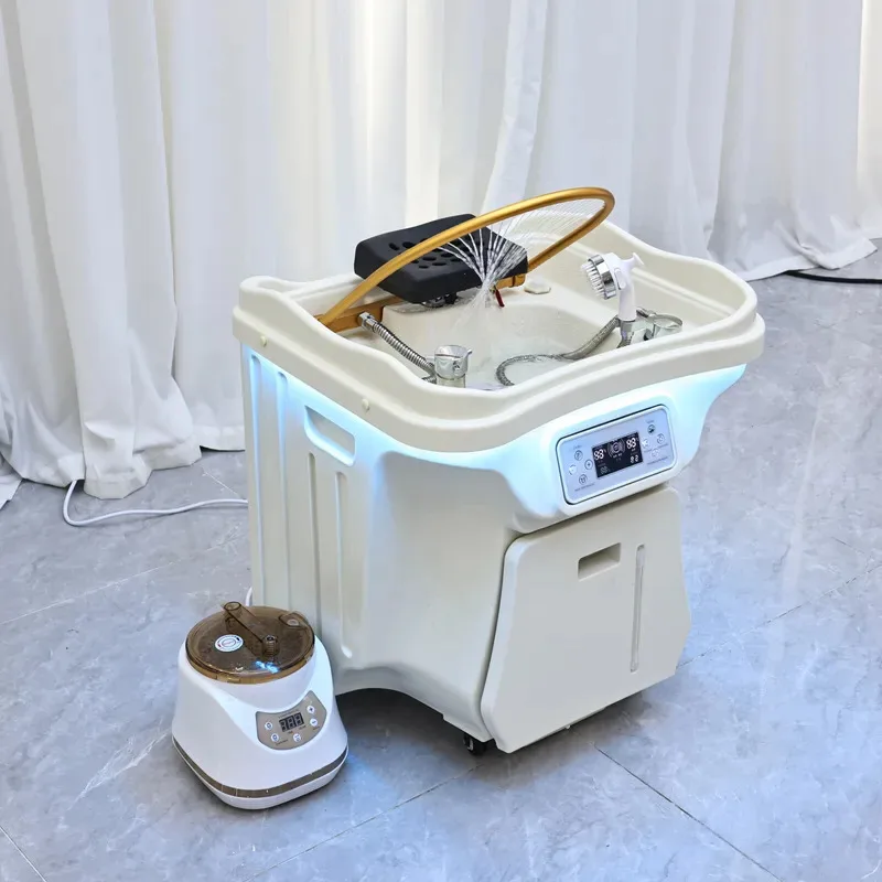 Portable Scalp Spa Bucket, No Piping Required, 60L Capacity, Ideal for Commercial Spaces and Home Salons 2026