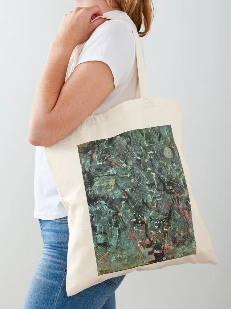 

Lovers in the Snow Tote Bag cute pouch bag tote bag Women's