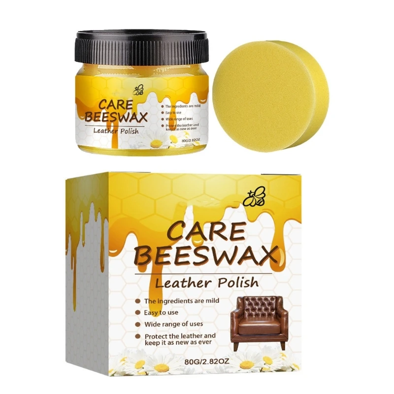 Professional Leather Care Waxes Beewax Leather Conditioner Restorers & Polishs Completes Leather Care Set User Friendly B03E