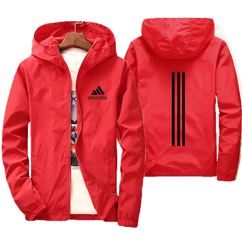 

2024 New Men's Casual Windproof Jacket, Summer Fashion Outdoor Ultra-Thin Zippered Sportswear, Men's Fashion Hooded Jacket