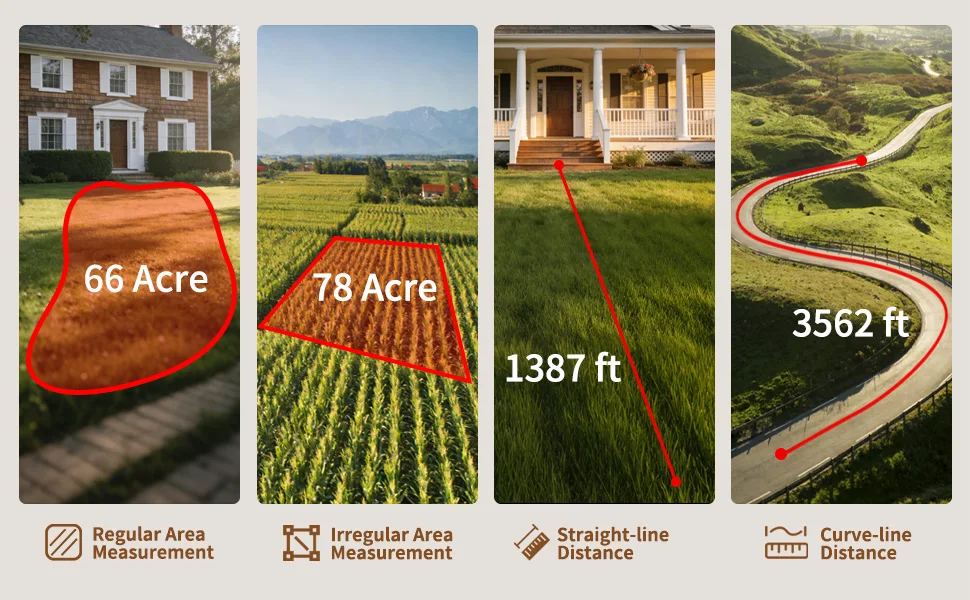 ZL660 Acre Measuring Instrument Handheld Global Positioning Land Measuring Instrument Farmland Measuring Instrument