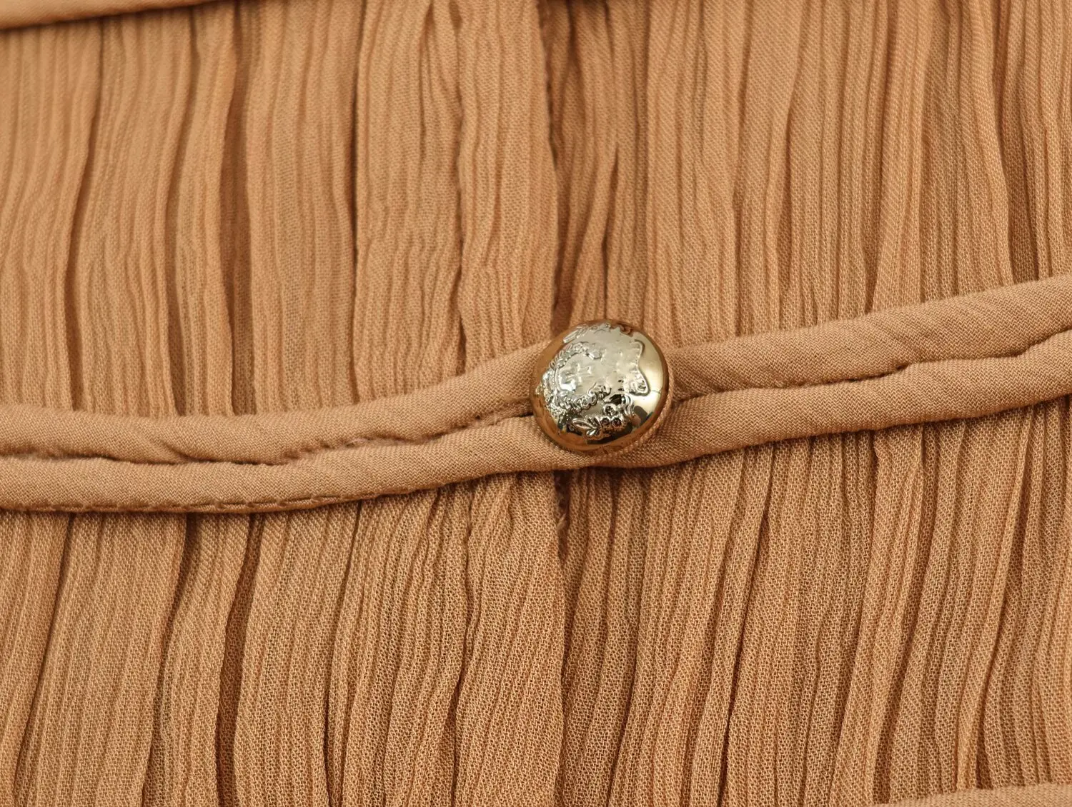 KLKXMYT Elegantes Damenkleid mit Seilknoten-Schnalle, langem Ärmel, Rüschen und Taillenband, für Urlaub und Freizeit. – Detail 8