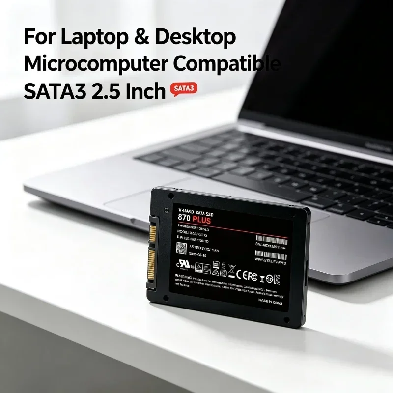 870 PLUS Builtin Solid State Drive SATA III 2.5 Inch Inside HDD High Speed Read Write for Laptop Micro Computer Desktop Max Pro