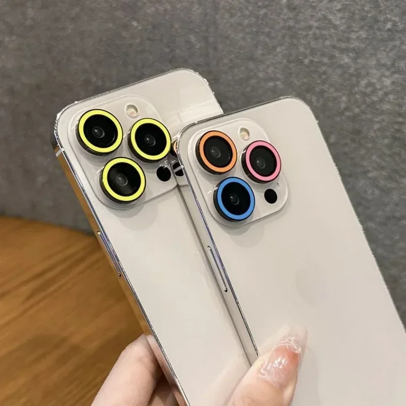 

2-3Pcs Lens Film For IPhone 14 15 16Pro Glow-in-the-dark 11 12 13 16Pro Max Lens Plus Protective Film For 15 14 Plus Rear Camera