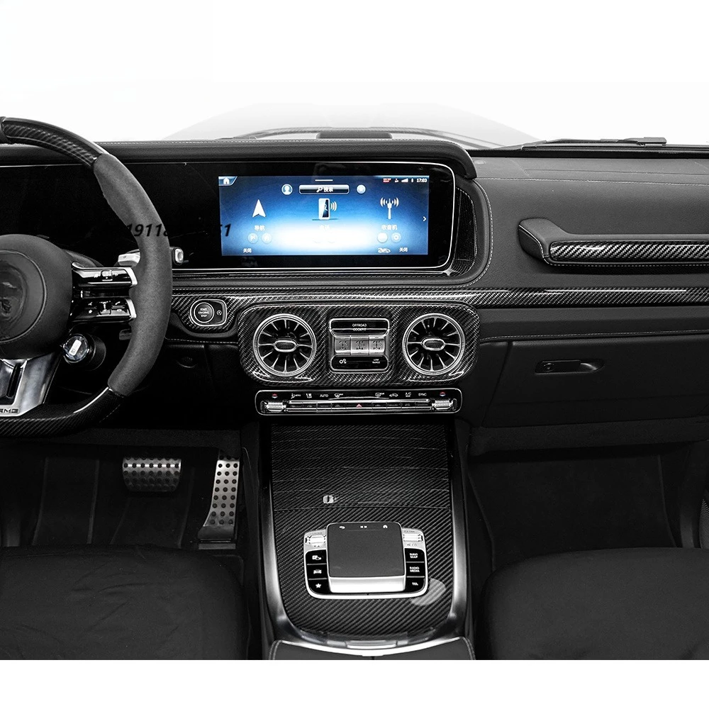 W464 Upgrade to W465 Interior Kit Body Parts W465 Center Console Dashboard Saddle Central Touch Pad Interior Auto Parts Full Set