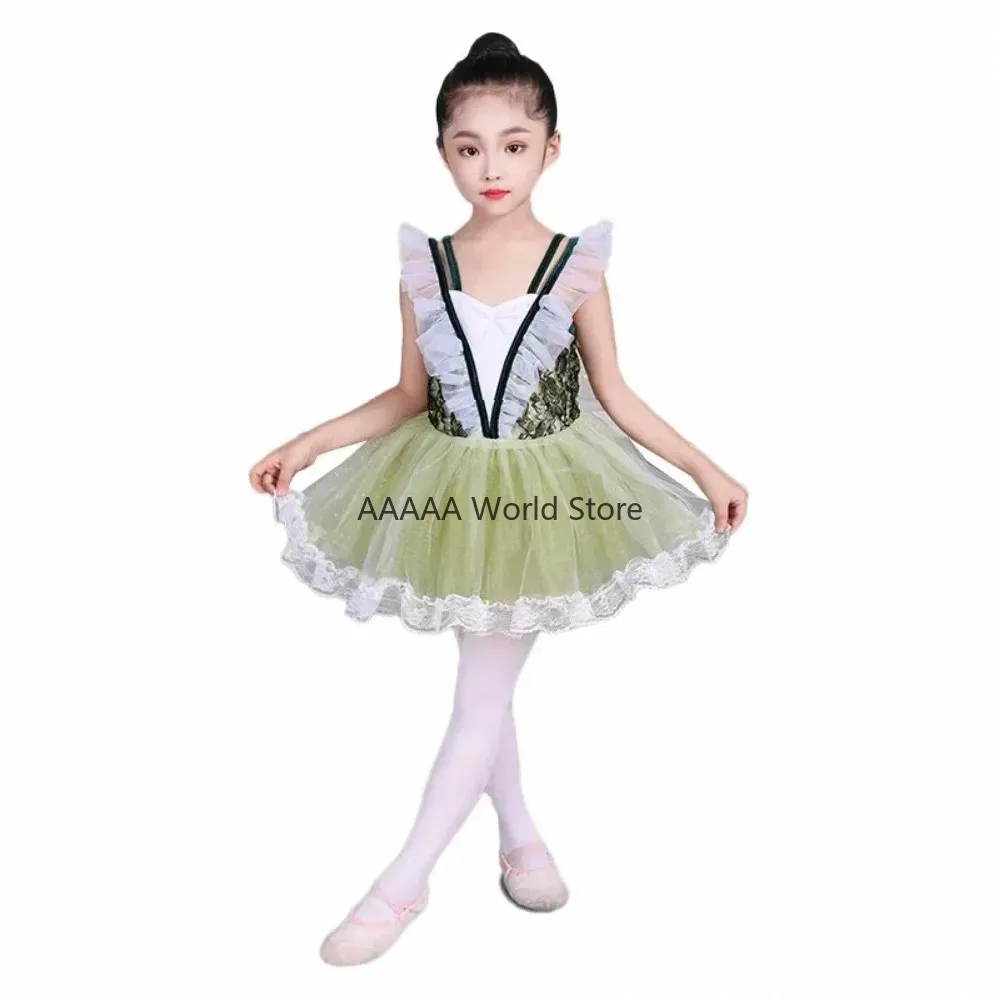 

Fairy Ballet Tutu Leotard Girls Princess Party Cosplay Dance Costume Performance Stage Wear